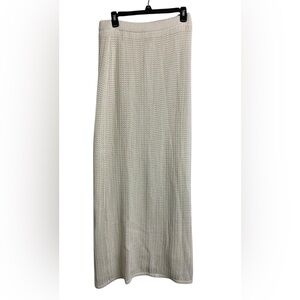 Sabo Australia L 8 Cotton Knit Boho Coastal Maxi Dress Feminine